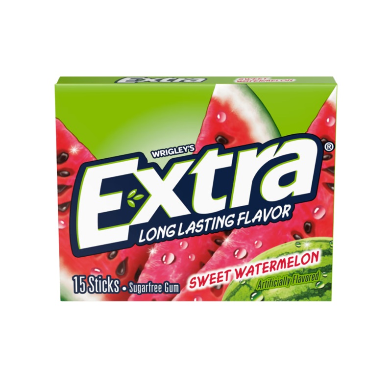 Extra Sweet Watermelon Sugarfree Gum – 15pc / 10ct