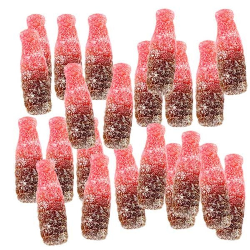 Gummi Sour Cherry Cola Bottles 6.6lb Bag