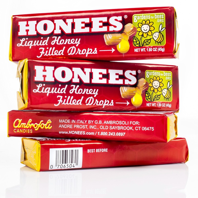 Honees Honey Filled Hard Candy Drops – 1.6-oz. Pack