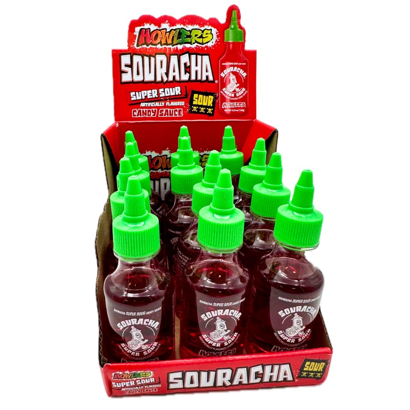 Howlers Souracha Super Sour Candy Sauce – 4.23oz / 12ct