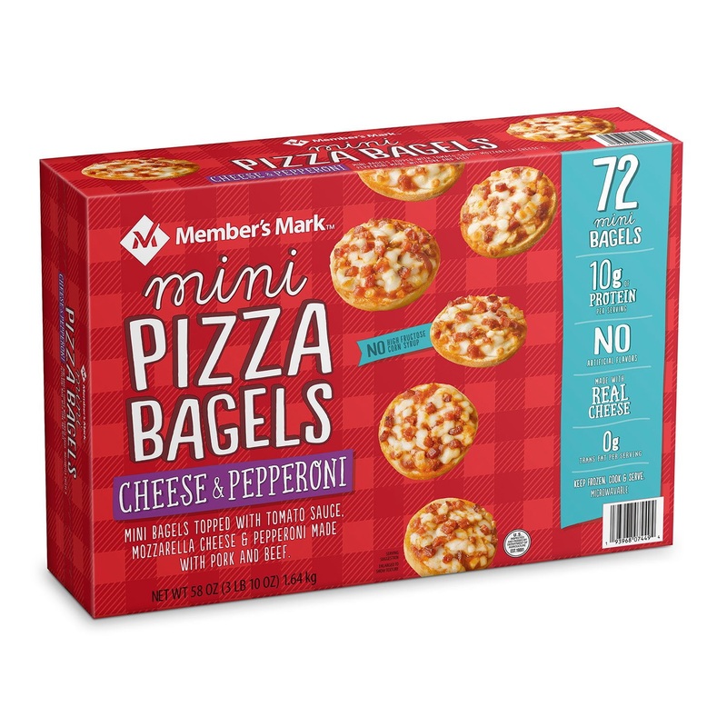 Member’s Mark Mini Pizza Bagels, Cheese & Pepperoni 72 ct.