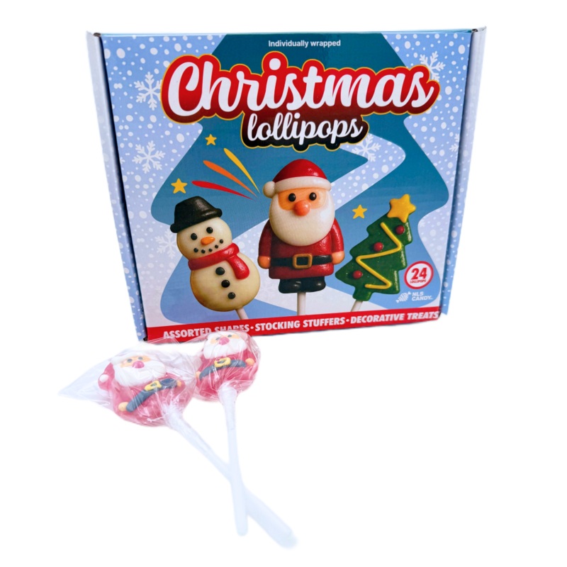 Mini Christmas Lollipops – 24ct