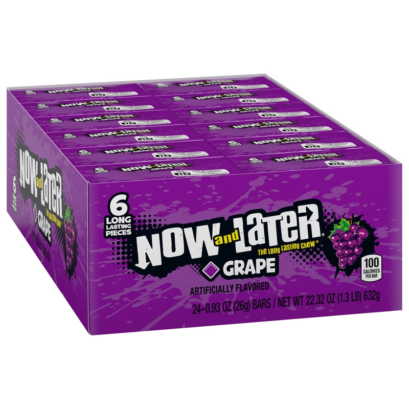 Now and Later Changemaker Grape – 24/box