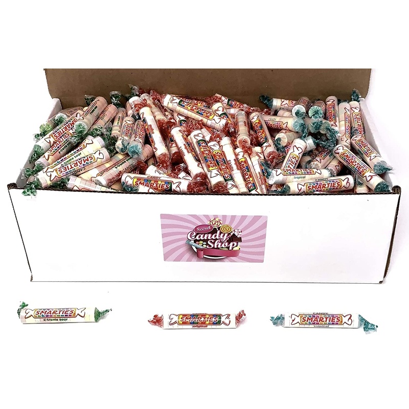 Smarties Candy Bulk Variety Pack of 3 flavors (Original, Tropical, X-Treme Sour) (1lb of each, total of 3lb)