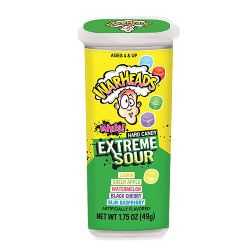 WarHeads Mini Extreme Sour Hard Candy – 1.75 oz. Pack