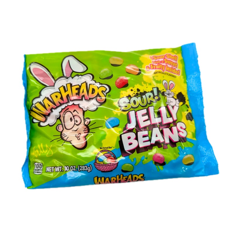 Warheads Sour Jelly Beans – 10oz