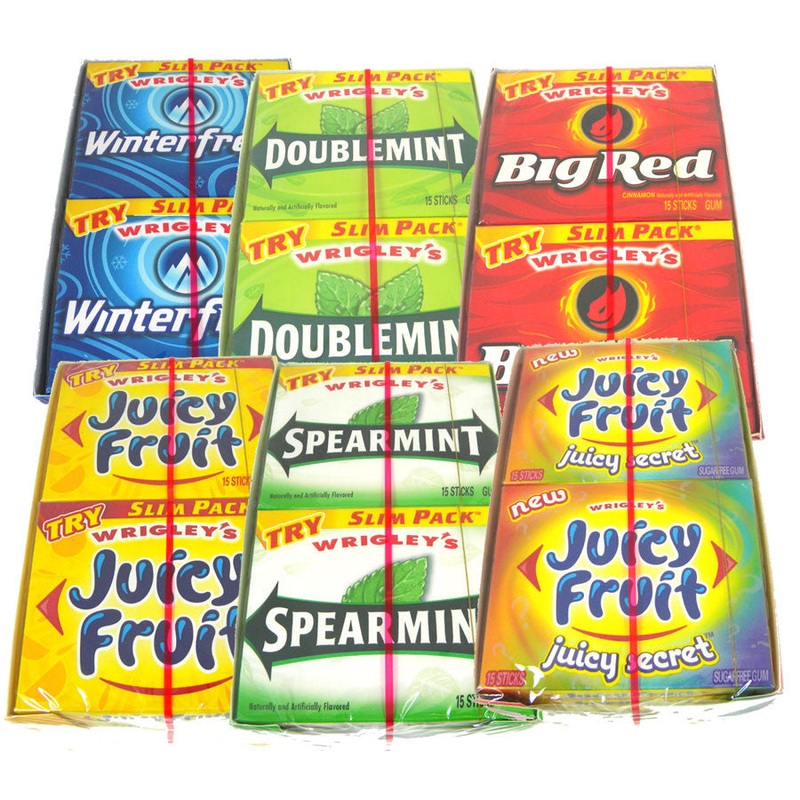 Wrigley’s Gum Slim Pack – Choose Flavor