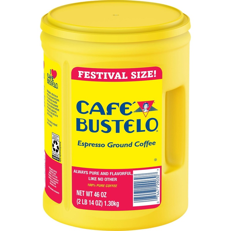Caf Bustelo Festival Size Dark Roast Ground Coffee, Espresso 46 oz.
