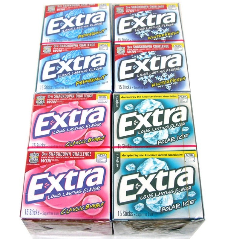 Extra Sugarfree Gum Slim Pack  10pk – Choose Flavor