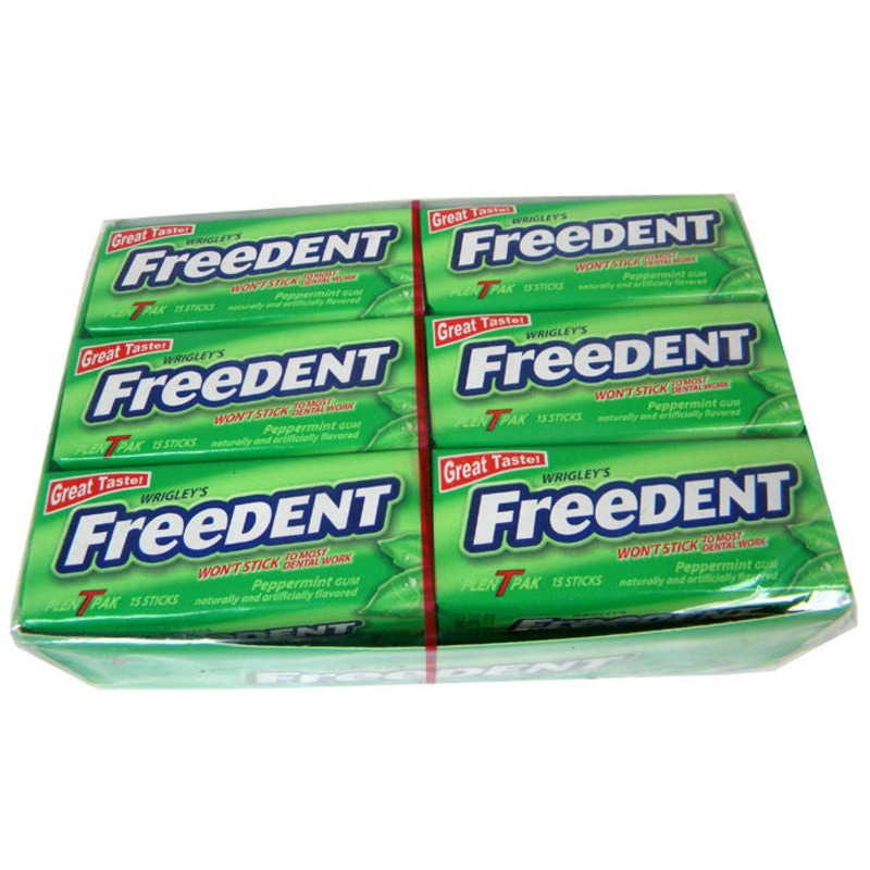 Freedent Gum Bonus Pack 12ct – Peppermint (Green)