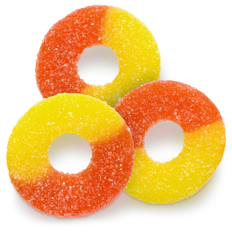 GUMMI RINGS PEACH