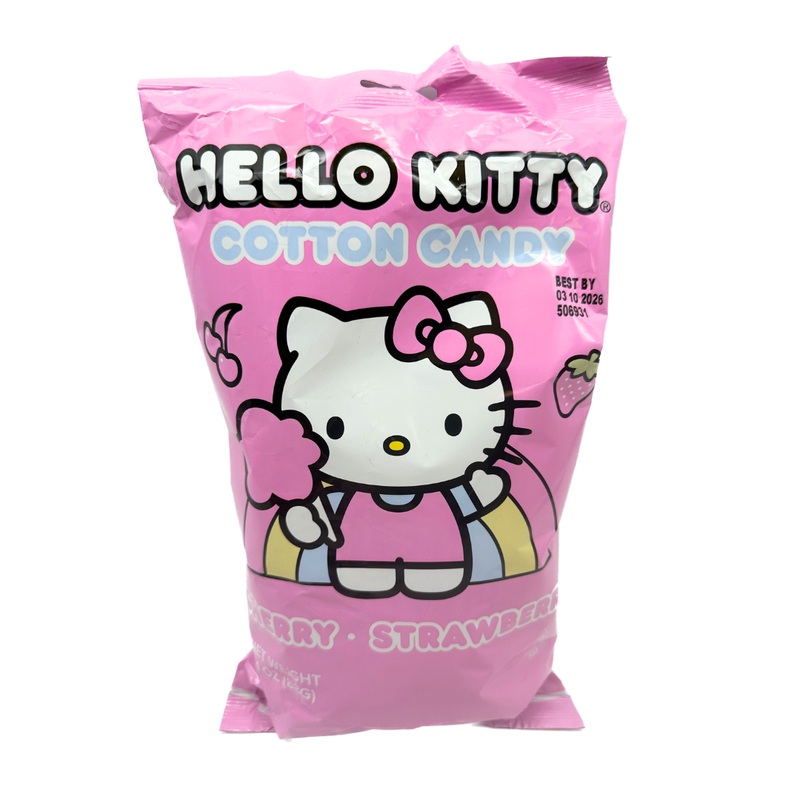 Hello Kitty Cherry Strawberry Cotton Candy – 3.1oz