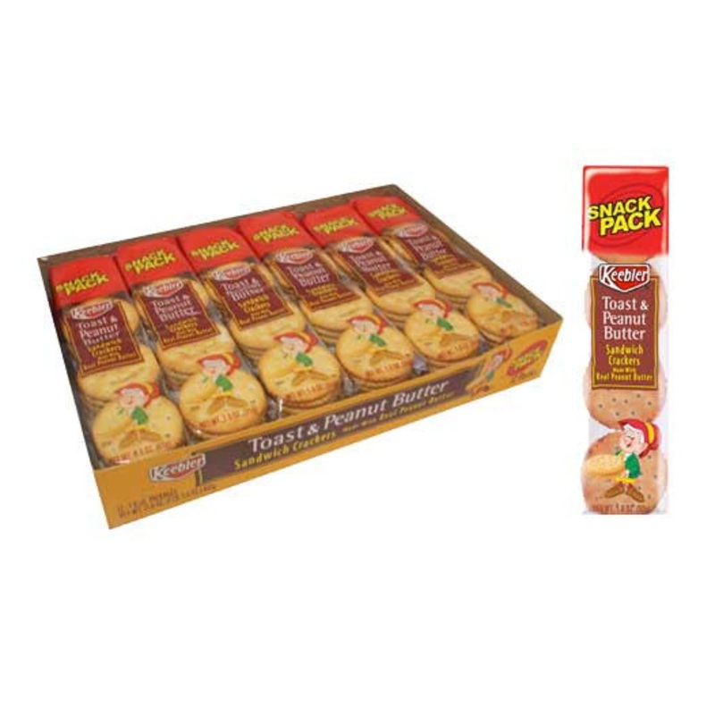 Keebler Toast & Peanut Butter Crackers 12 Pack