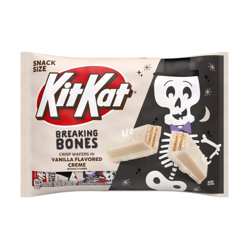 Kit Kat Breaking Bones White Creme Snack Size Candy Bars – 10.2oz