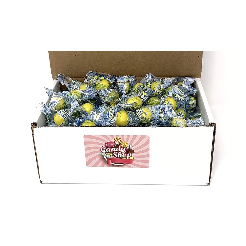 Lemonhead Lemon Candy, Hard Candy in Box, 1.5LB Bulk (Individually Wrapped)