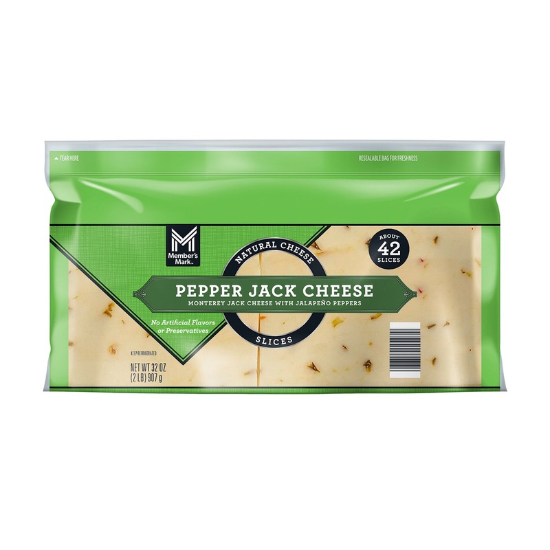 Member’s Mark Pepper Jack Cheese Slices 2 lbs.
