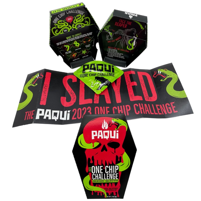 Paqui 2023 One Chip Challenge – California Reaper + Naga Viper Pepper