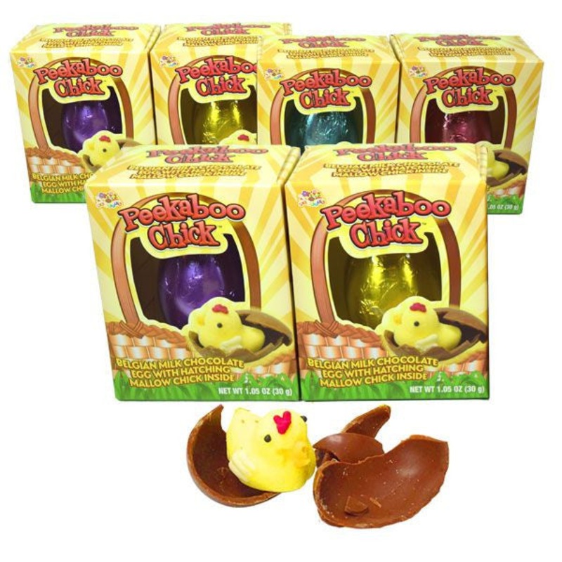 Peek A Boo Chocolate Chicks – 6ct