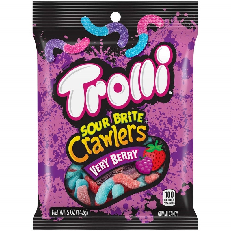 Trolli Sour Brite Crawlers Very Berry – 4.25oz Bag