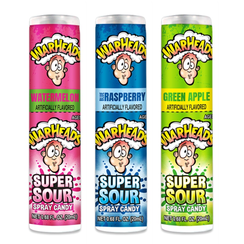 WARHEADS SUPER SOUR SPRAY CANDY