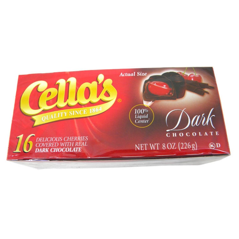 Cella’s Dark Chocolate Covered Cherries – 8oz