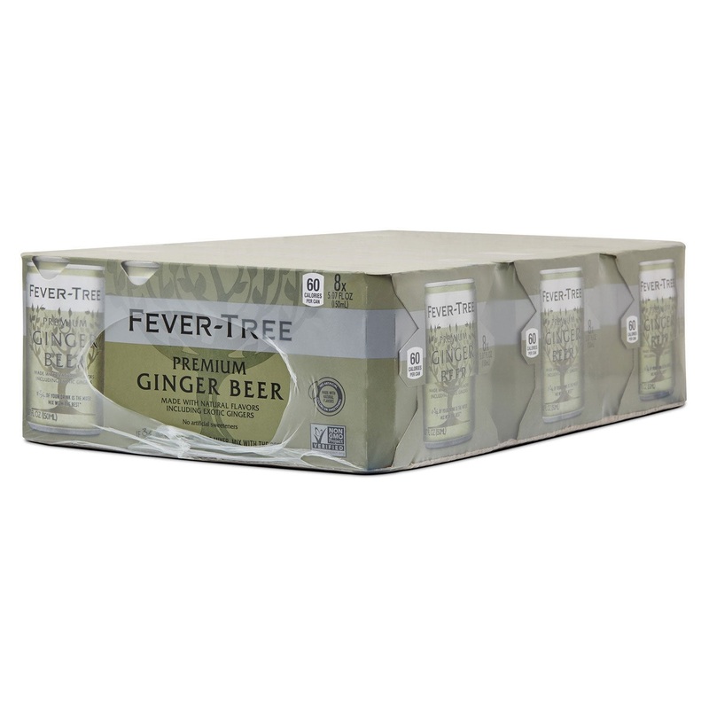 Fever-Tree Premium Ginger Beer 150 mL cans, 24 pk.