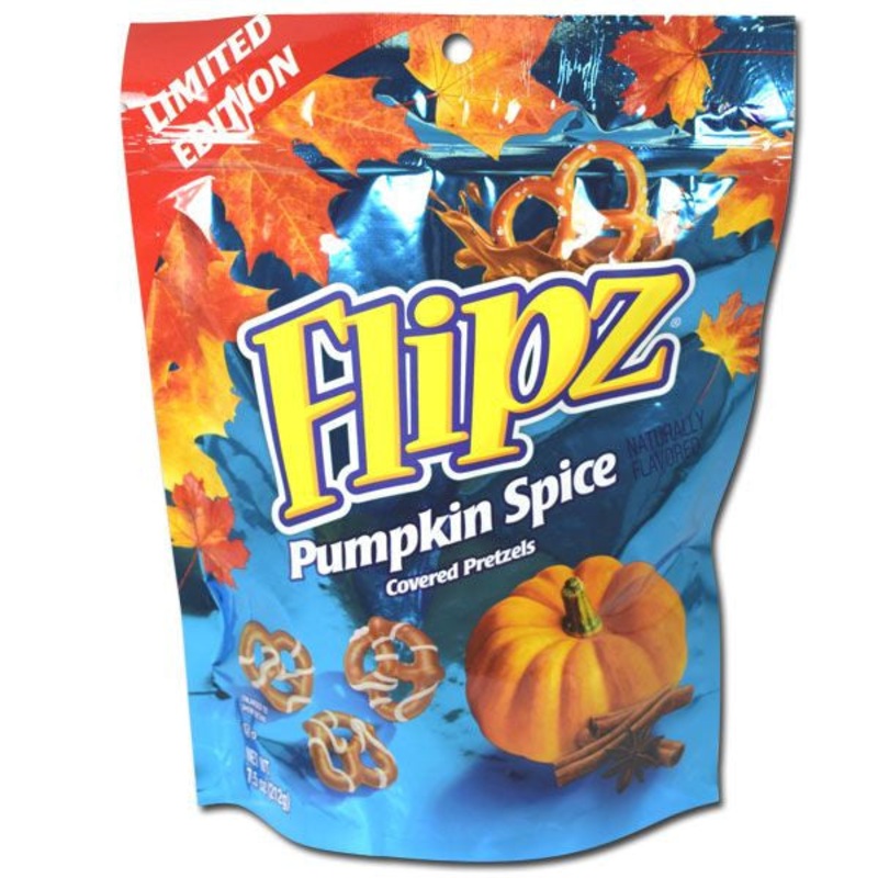 Flipz Pumpkin Spice Chocolate Pretzels 7.5oz