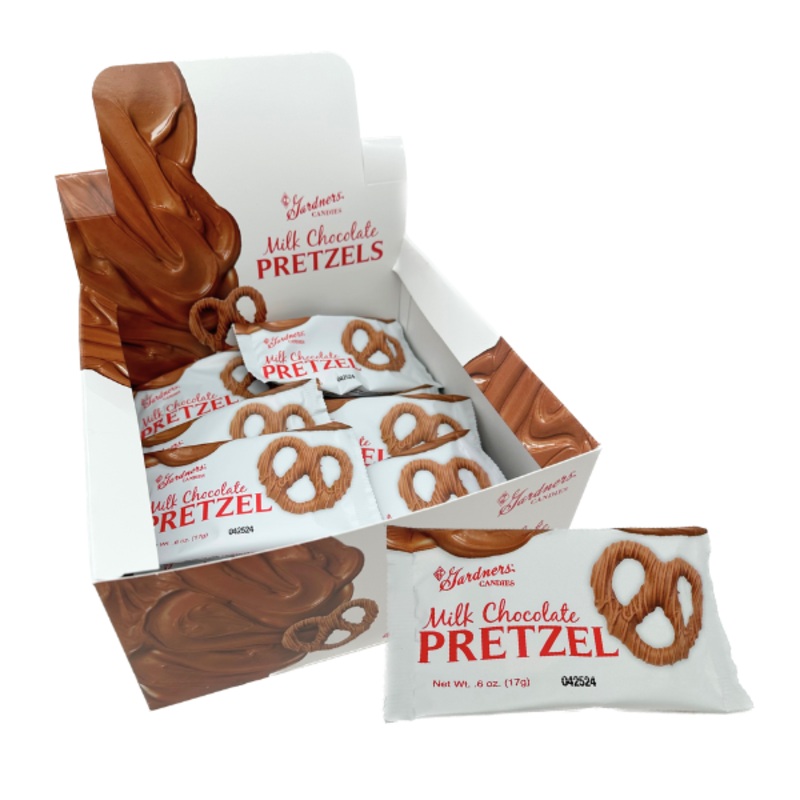 Gardners Chocolate Covered Pretzels – 0.6oz / 48ct
