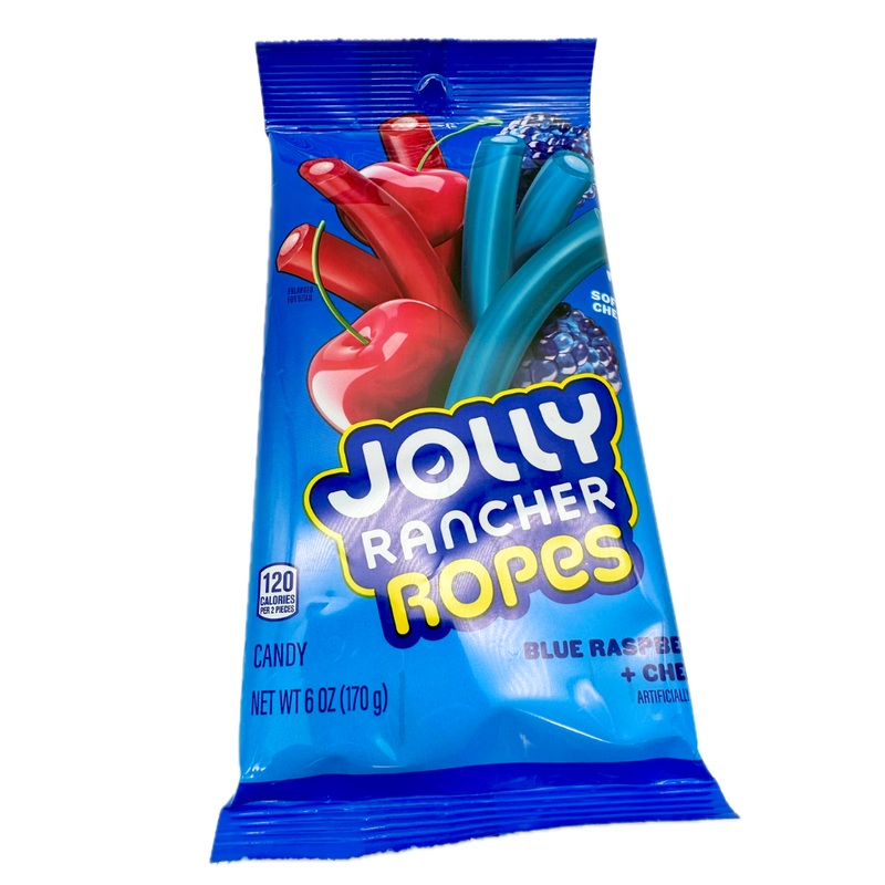 Jolly Rancher Blue Raspberry + Cherry Ropes – 6oz