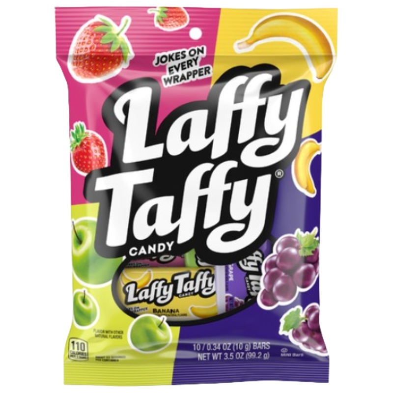 Laffy Taffy Assorted Mini Bars 3.5 oz. Bag