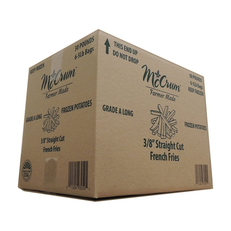 McCrum 3/8″ Long Straight Cut French Fries 30 lbs.
