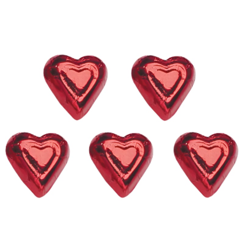 Milk Chocolate Red Hearts 1.5 lb Bulk Bag