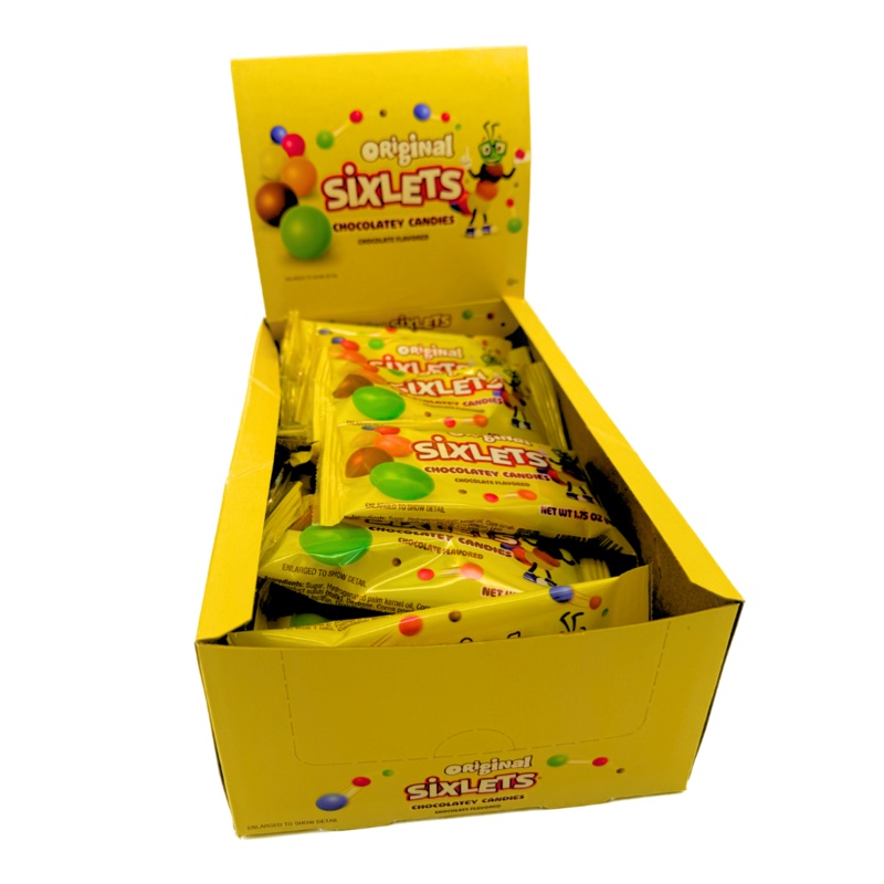Original Sixlets Chocolatey Candies – 1.75oz / 24ct