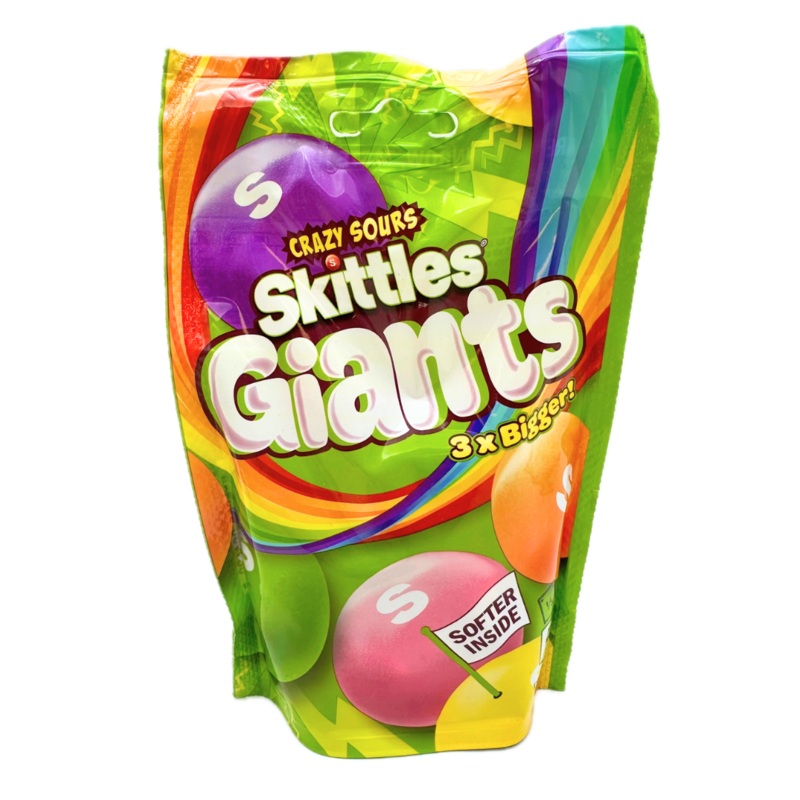 Skittles Giants Crazy Sours (UK Version) – 132g