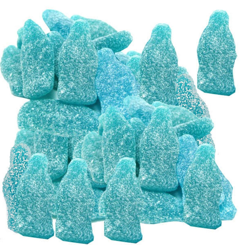 Sour Blue Raspberry Cola Bottles 2.2lbs