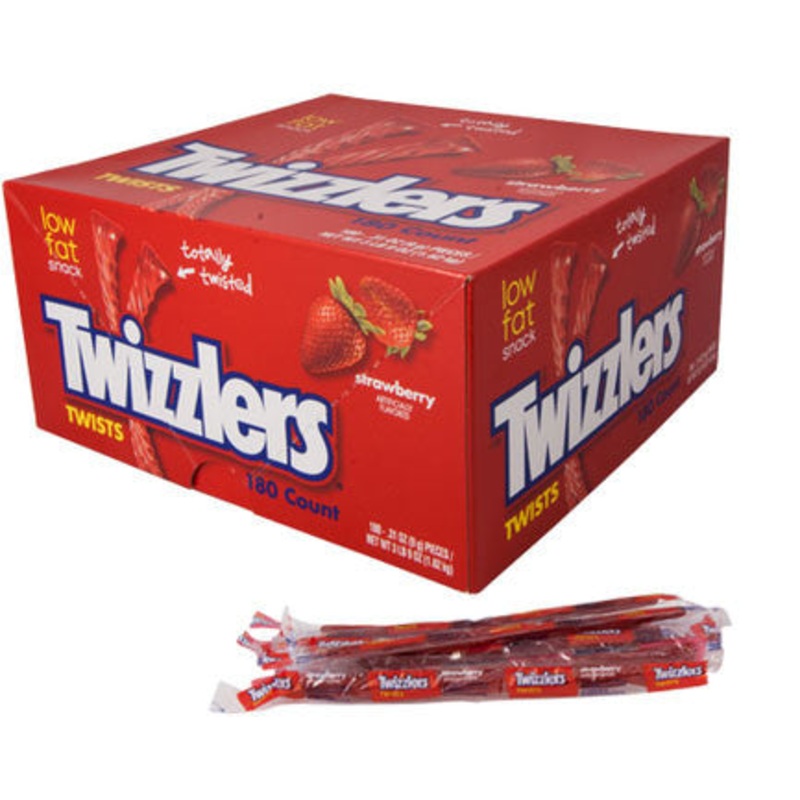 Twizzler Strawberry Twists Singles 180ct