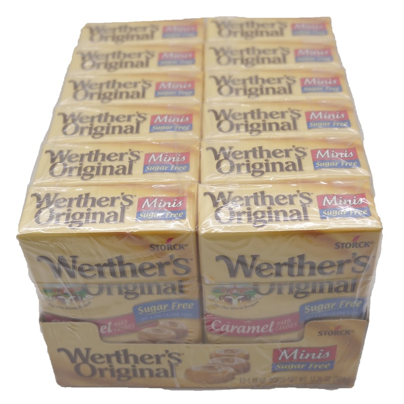 Werther’s Original Caramel Sugar Free Minis 1.48 oz Box