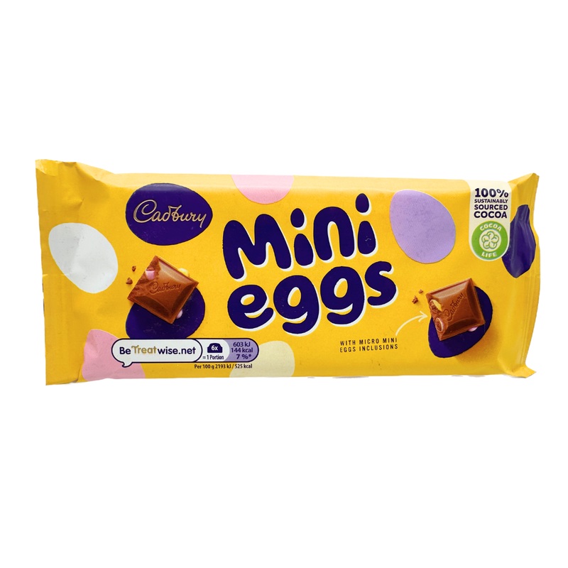 Cadbury Mini Eggs Bar – 110g