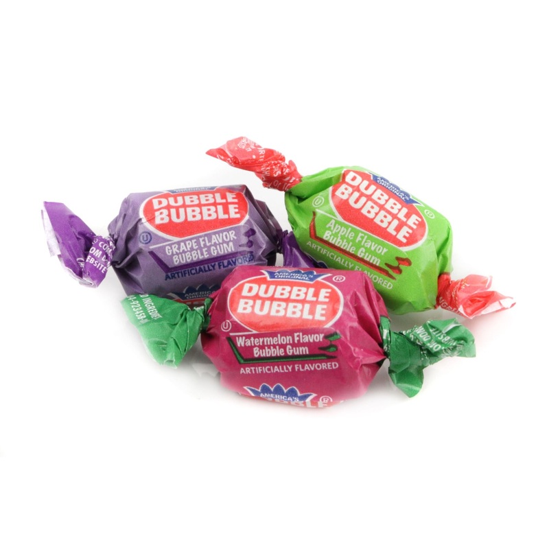 DUBBLE BUBBLE 3 FLAVOR WRAPPED GUM