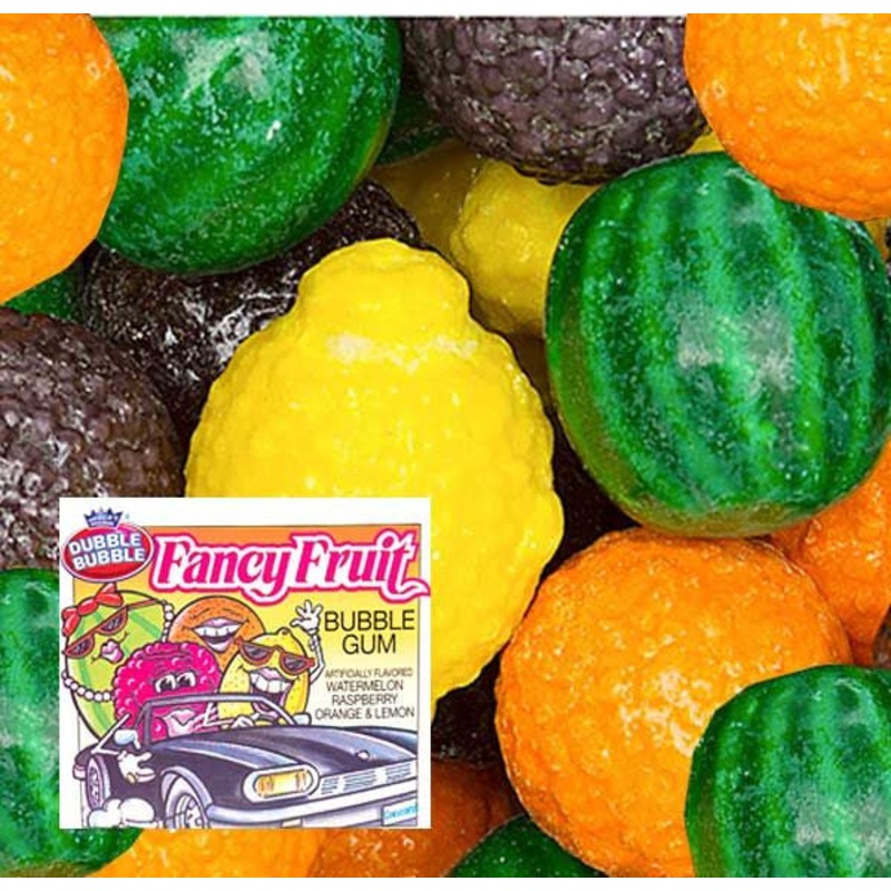 Dubble Bubble Fancy Fruit Gumballs 850 Count Bulk