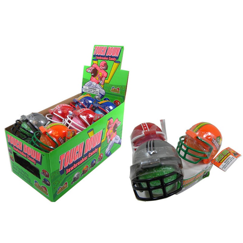 Football Helmet Jawbreaker Candy 12 Count