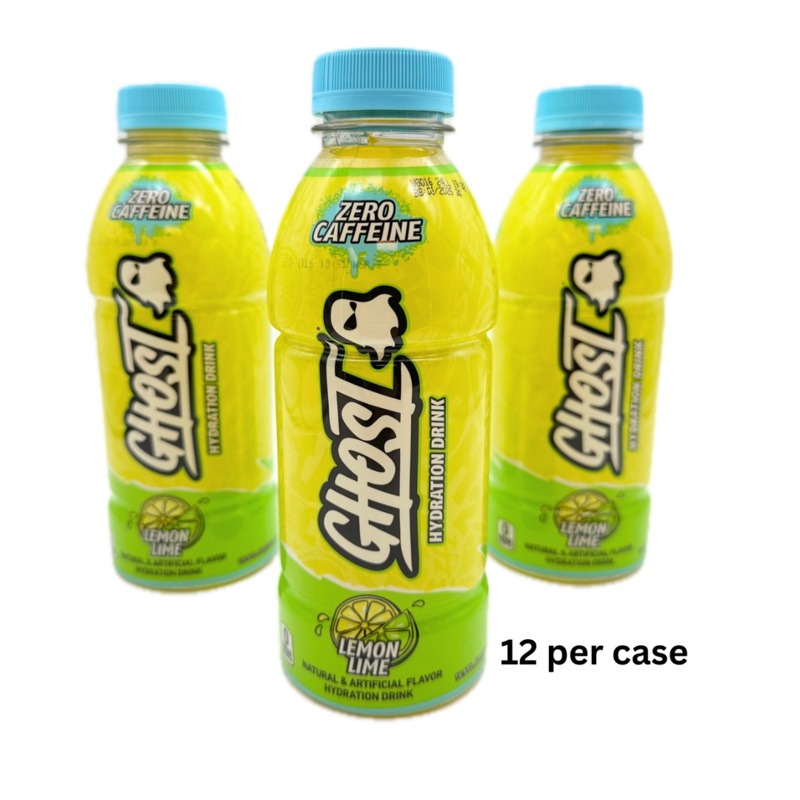 Ghost Hydration Drink Lemon Lime – 16.9oz / 12ct