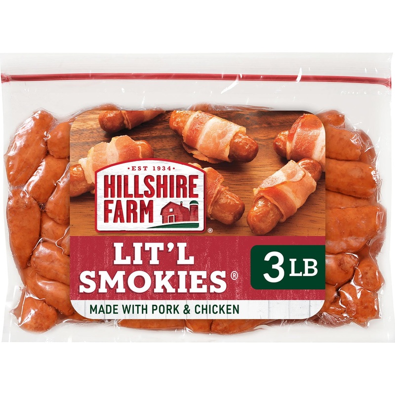 Hillshire Farm Lit’l Smokies Smoked Sausage, 3 lbs.
