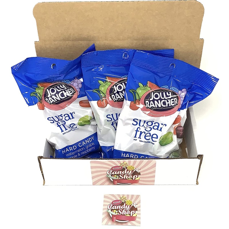 Jolly Rancher Sugar Free Hard Candy 3.6oz Bag (Pack of 3)