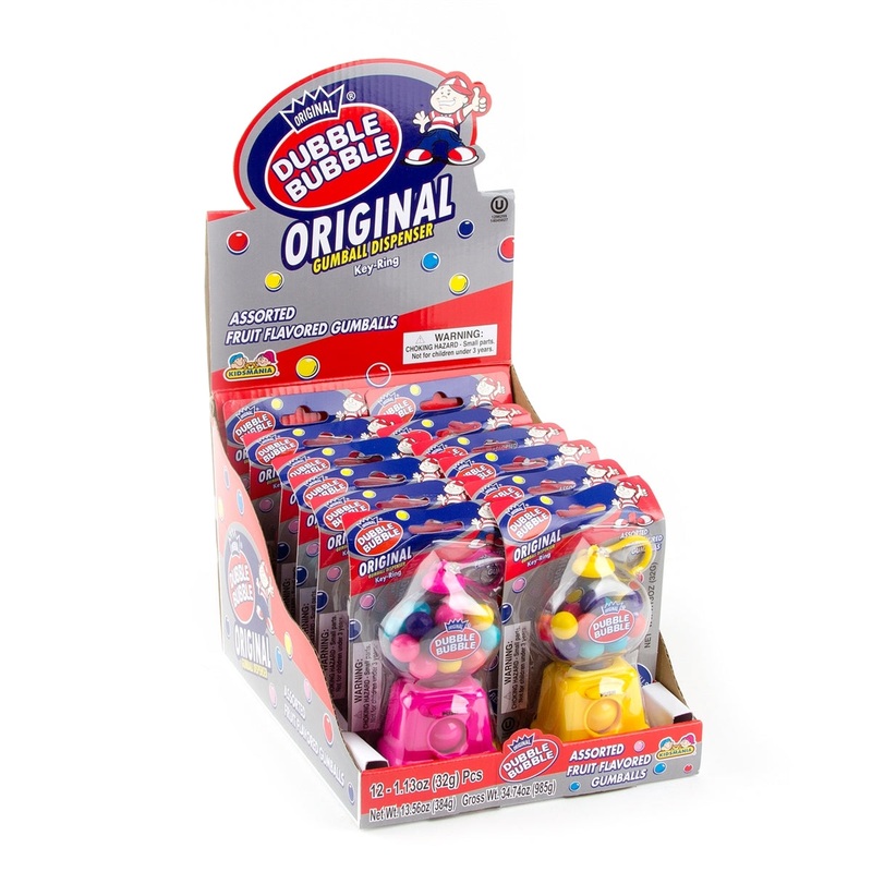 Kidsmania Dubble Bubble Key Ring – 12/box