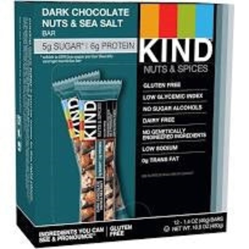 Kind Bar – Dark Chocolate Nuts & Sea Salt 12/box