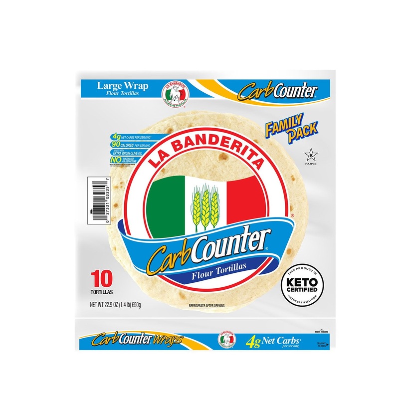 La Banderita Carb Counter 10″ Tortillas Family Pack, 10 ct.