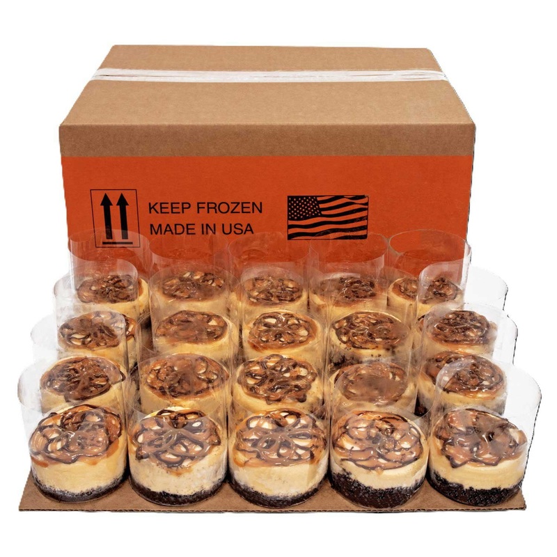 Member’s Mark 3″ Turtle Cheesecake, Frozen, Case, 40 ct.