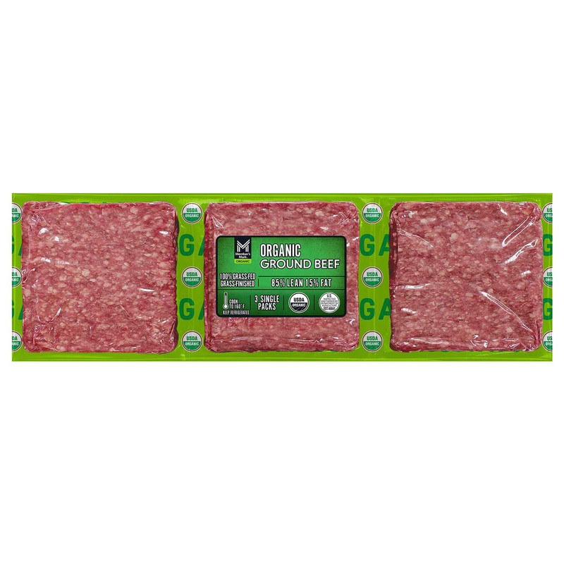 Member’s Mark 85/15 Organic Grass Fed Ground Beef, priced per pound