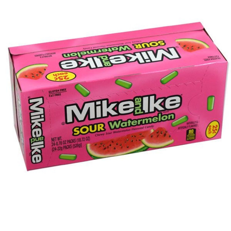 Mike & Ike Sour Watermelon 24 Count